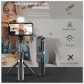 P20S Selfie Stick Tripod with Light Bluetooth Remote. 