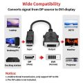 1080P DP to DVI cable adapter DisplayPort Display Port to DVI Cable converter adapter DP DVI cable for Nvidia AMD HP Dell Asus. 