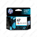 HP 67 Tri-Color (3YM55AA) Original Ink Cartridge.