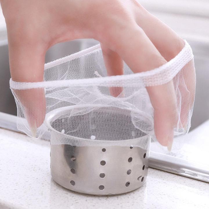 Kitchen Mesh Sink Strainer Bags Drain Net , Disposable Mesh Sink Strainer Bags, Elastic Kitchen