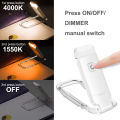 New USB Rechargeable Book Reading Light Brightness Adjustable LED Clip on Book Light Eye Care Book Lamp for Kids Read Light.