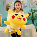 40-70cm Pokemon Pikachu Plush Toys Kawaii Anime Long Pikachu Plush Doll Soft Stuffed Cartoon Pillow Birthday Gift For Kid.