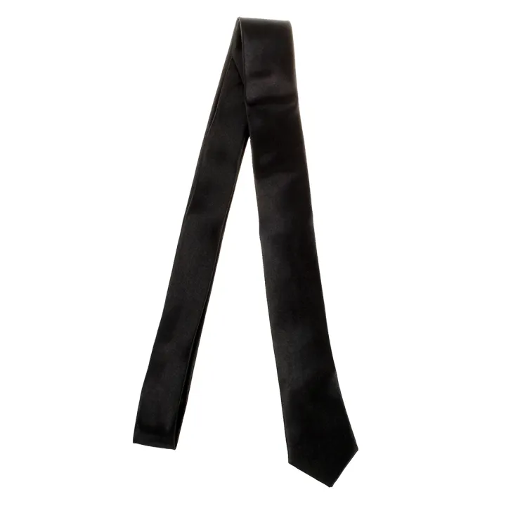 2%20Pcs%20Casual%20Necktie%20Polyester%20Narrow%20Neck%20Tie%20Skinny%20Solid%20Dark%20Thin%20Necktie,%20Black%20&%20Blue%20-%20Image%202