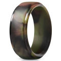 Ready To Ship Domed Surface Rubber Silicone Working Band Men's Ring Cool Simple Sports Wedding Silicone Rings For Men. 