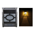 【3C VictoryEagle】Wall Fence Lights Solar Powered 2 LED Sensor Waterproof Outdoor Garden Path Patio Spot Lamp Landscape Lighting Pack of 1 -.