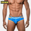CMENIN Design Low waist Ice Silk Underwear Men Jockstrap Briefs Low Waist Men Underpants Male Panties Splice Mens Innerwear H69.
