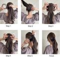 3 Pcs Bird Nest hair clip Fashion Hair Clips Expandable Pony Tail Holders Hair Accessories - Hair Band. 