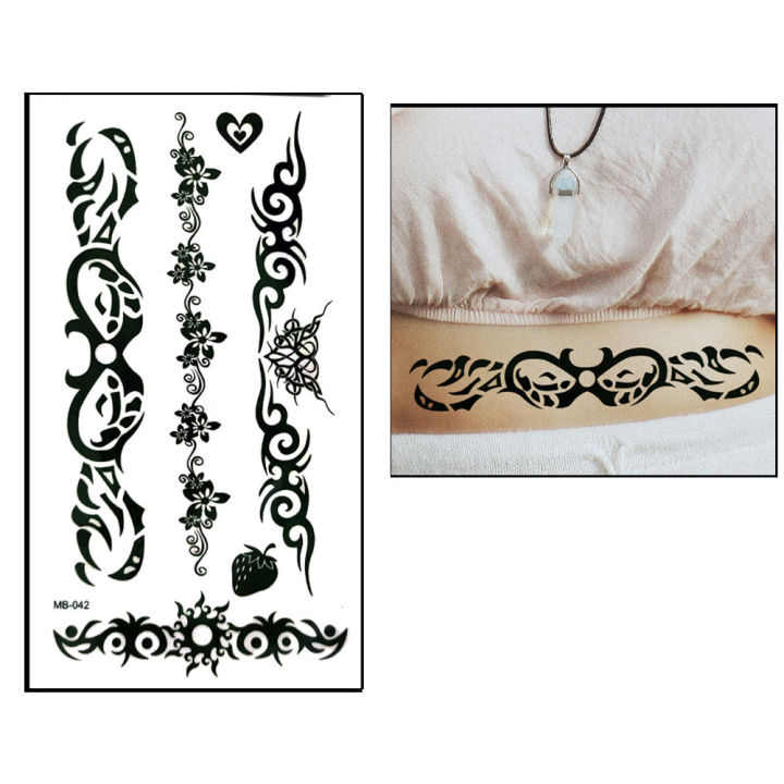 Temporary Tattoo Sticker Premium 03 (4 sheet)
