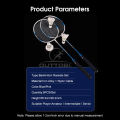 Outtobe Badminton Rackets Set 6PCS Portable Badminton Set Iron Alloy Badminton Racket with Storage Bag and 3 Shuttlecocks for Professional Athletes Training and Competition. 
