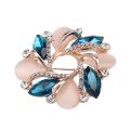Women Fashion Jewelry Bauhinia Crystal Brooch Pin For Scarf Buckle Clothing Accessories Flowers Women Dress Brooches. 
