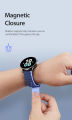 22mm silicone magnetic strap for smart watch. 