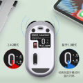 M203 Bluetooth Wireless Mouse Dual-mode Desktop Computer Tablet Business Office Girls Fashion Mouse Rechargeable.
