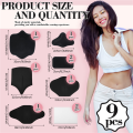 9 Piece Lipo Foam Board Set AB Abdominal Board Tummy Board Sponge Side Front And Back Compression Boards For Waist. 