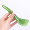 Resin Pulling Stick Face Facial Muscle Massage Scraping Beauty Tool Five Claw Meridian Comb.