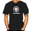 Flame Skull Head PUNK T-shirt men Hot New Popular The Offspring Skull punk Band Klort men Top Quality Cotton Tee Shirt Menu. 