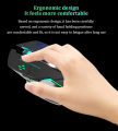 Wireless / Bluetooth Mouse Ergonomic Design Rechargeable 2.4GHz 2400DPI 6 Button Colorful Breathing Light Mouse for Gaming.