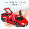 Miniauto 1:32 Lamborghini Aventador SV LP750-4 Diecast Metal Super Toy Car.