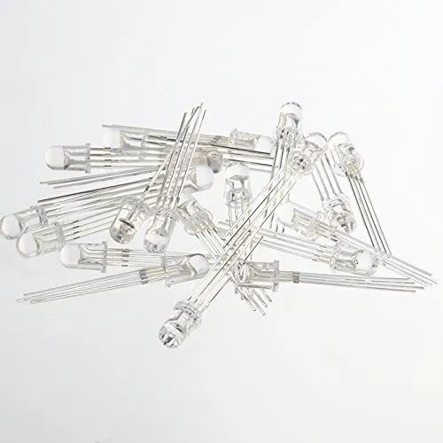 5pcs%205mm%20RGB%20LED%20Diode%20Lights%20(Red%20Green%20Blue%204%20pin%20Common%20Cathode%20Clear%20DC%2020mA/Color),%20(5%20Pcs)%20-%20Image%202