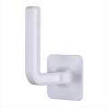 Multipal Use Upright Wooden Kitchen Roll Holder Free Standing Paper Towel Holder With Extra Hook For Hanging Creative.