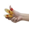 Finger Cymbals Finger Musical Instrument Belly Dancing Finger Dancing for Dancer Party Pair Gold.