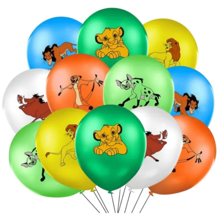 Disney Lion king Birthday Decorations 12Inch Simba Lion king Latex ...
