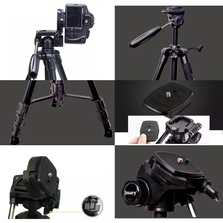 Jmary%20KP-2254%20Professional%20Aluminium%20Tripods%20Monopods%20Stand%20For%20All%20of%20DSLR%20Camera%20Mobile%20-%20Image%204