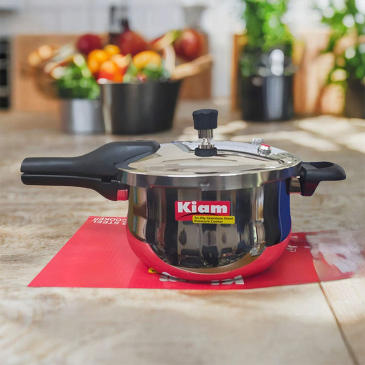 Kiam Stainless Steel Pressure Cooker Litre