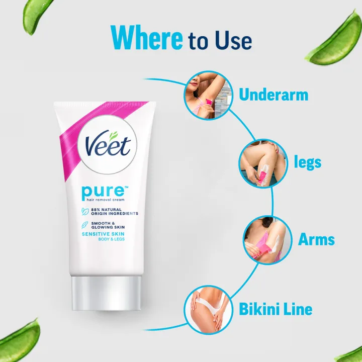 (Get%2020%25%20Extra)%20Veet%20Pure%E2%84%A2%20Hair%20Removal%20Cream%2030g%20Sensitive%20Skin%20for%20Body%20&%20Legs,%20Freshest%20Smell%20with%20Aloe%20Vera%20Extract%20Leaves%20Skin%20Feeling%20Smooth,%20Moisturized%20&%20Visibly%20Glowing,%20Dermatologically%20Tested%20-%20Image%208