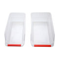 Refrigerator Organizer Trays Bins Pantry Cabinet Storage Box Fridge Fruits. 