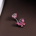 Steel Belly Button Rings Pink Crystal Piercing Navel Heart Style Navel Piercing Earring Belly Piercing Body Jewelry Ombligo. 