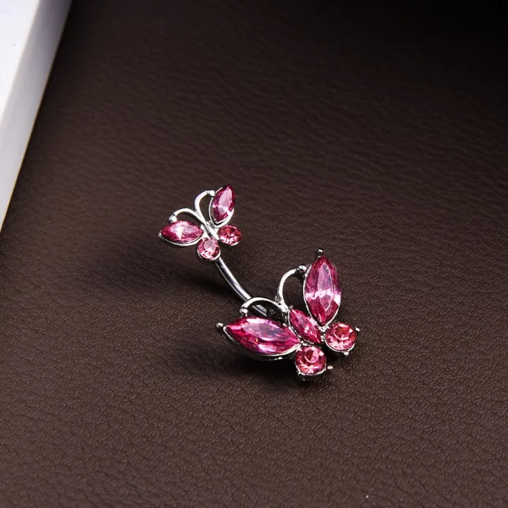 Steel%20Belly%20Button%20Rings%20Pink%20Crystal%20Piercing%20Navel%20Heart%20Style%20Navel%20Piercing%20Earring%20Belly%20Piercing%20Body%20Jewelry%20Ombligo%20-%20Image%202