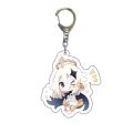 Genshin Impact Anime Hutao Diluc Qiqi Venti Zhongli Qiqi Razor Xiao Klee Paimon Keqing Fischl Hutao Childe Xiangling Keychain. 