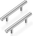 RK Modern Brushed Nickel Stainless Steel Cabinet Handles for Cupboard Drawer and Kitchen Drawer. 