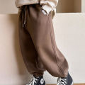 Autumn Kids Solid Casual Sweatpant for Boys Ankle Length Harem Pant 3+y Young Children Clothing Spring Thin Girls Sport Trousers. 