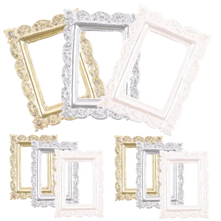9%20Pcs%20Photo%20Frame%20Ornaments%20Holders%20Picture%20Frames%20Mini%20Houses%20Miniature%20Photograph%20Background%20Props%20Retro%20Resin%20Compact%20Wall%20-%20Image%207