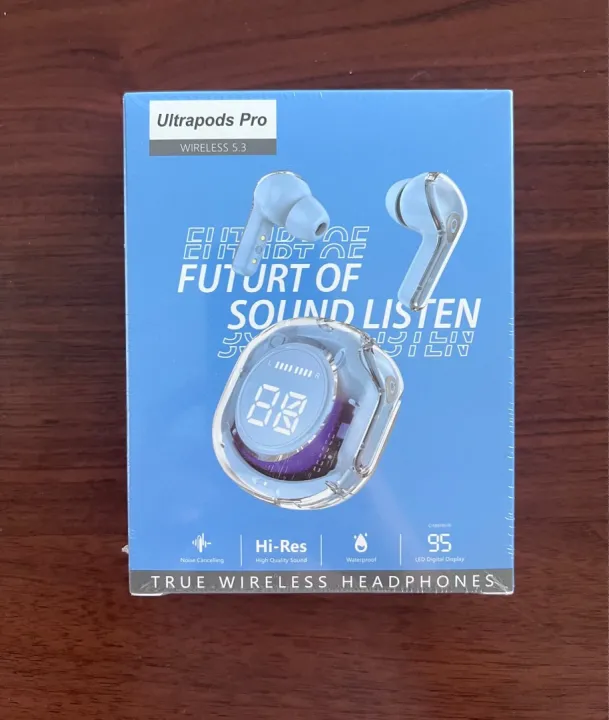 Ultrapods%20Pro%20True%20Wireless%20Earbuds%20with%20Display%20Transparent%20Design,%20Bluetooth%205.3%20Water%20Proof%20by%20Dreamy%20DeaLs%20-%20Image%203