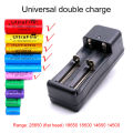 Universal double Charger For 3.7V 18650 16340 14500 Li-ion Rechargeable Battery. 