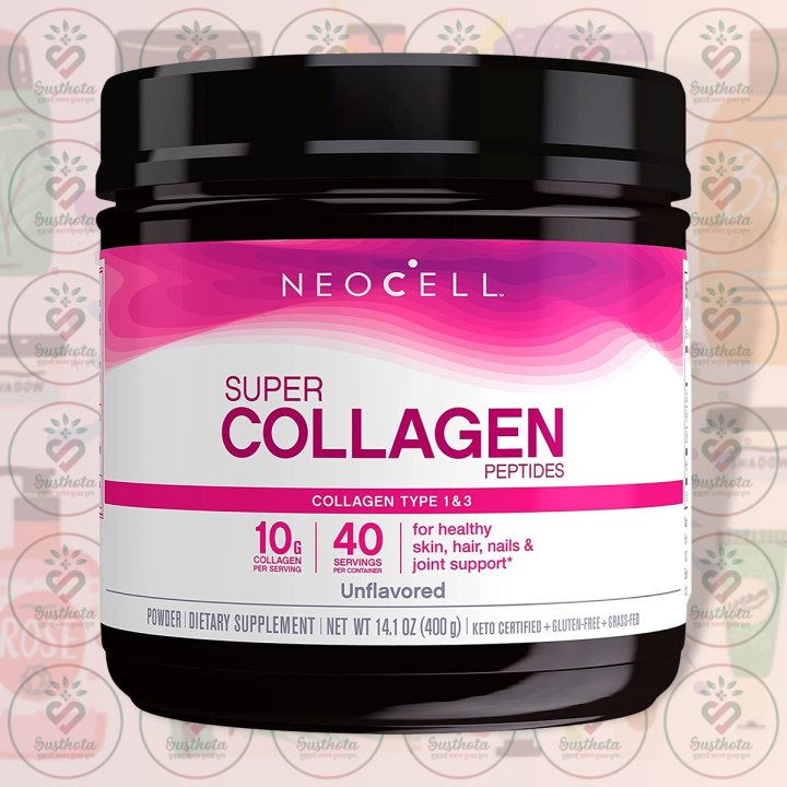 NeoCell Super Collagen Peptides - 10g - 400g Unflavored Powder - with ...