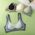 Imported Premium soft stretch comfortable push up sports bra Women-one piece. 