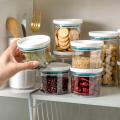 Airtight Food storage container Stylish Stackable Leak-proof Snack storage jar Large capacity Round storage tank for Home kitchen Picnic food storage Office pantry Camping essentials Travel containers.