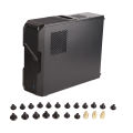 Mini ITX Case Exquisite Layout Multifunctional Peripheral Port Convenient Mini PC Case for Game Office.