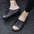 Unisex Summer YZY Slides Breathable Water Beach Sandal Flip Flops Lightweight Fish Mouth Men Slippers Bone White Plus Size 34-46 KEEMEEUYZO.