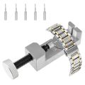 Watch Link Remover Kit, Watch Band Removal Tool, Watch Sizing Tool, Watch Pin Removal Tool with 12 Extra Punch Pins. 