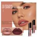 2pcs Matte Lip Liner Lip Glaze Set Lasting Color Lip Gloss High Pigment Lip Tinted Red Durable Non-stick Cup Lipstick Waterproof FeeoiF. 