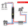 WIFI Overvoltage and Undervoltage Protector Photovoltaic Bidirectional Energy Meter KWH Metering Time Switch.