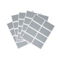 100pcs 23mmx42mm Gold Silvery Scratch Off Sticker Labels DIY adhesive Scratch off. 