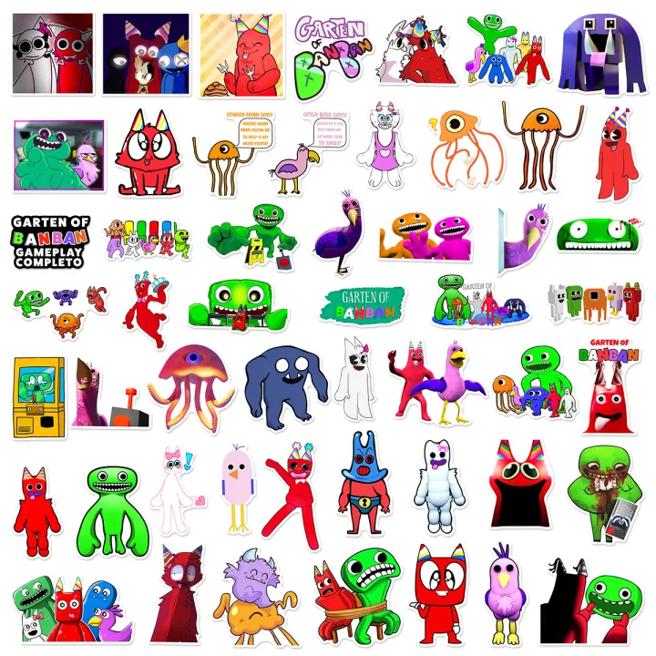 100pcs%20Garten%20of%20Banban%20Horror%20Game%20Cartoon%20Stickers%20Decals%20Kids%20Toys%20DIY%20Scrapbook%20Laptop%20Stationary%20Guitar%20Suitcase%20Sticker%20-%20Image%203