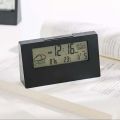 Bedside Table Number Clock Temperature Calendar Backlight Large Number Electronic Clock LED Digital Alarm Clock. 