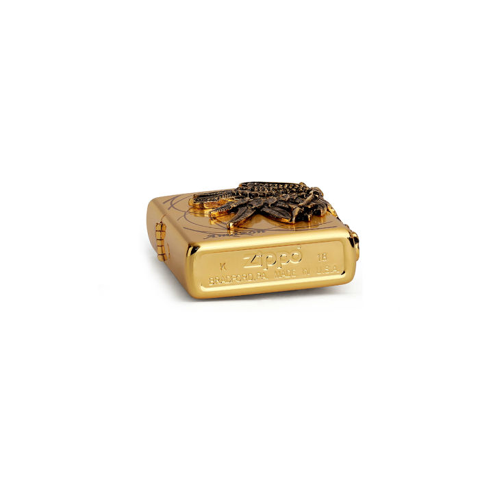 Zippo%20Lighter%20Gold%20Plated%20Zippo%20Lighter%20-%20Image%203
