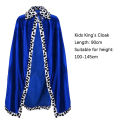 Adult Kids Cape King Prince Cosplay Costume Crown Shawl Parent-child Activity Party Performance Costume Halloween Cloak. 